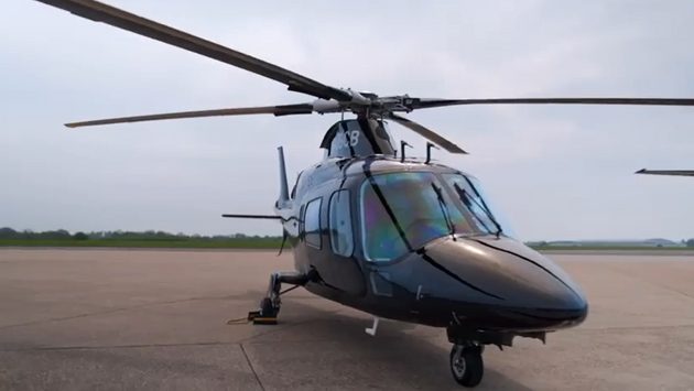 On the apron