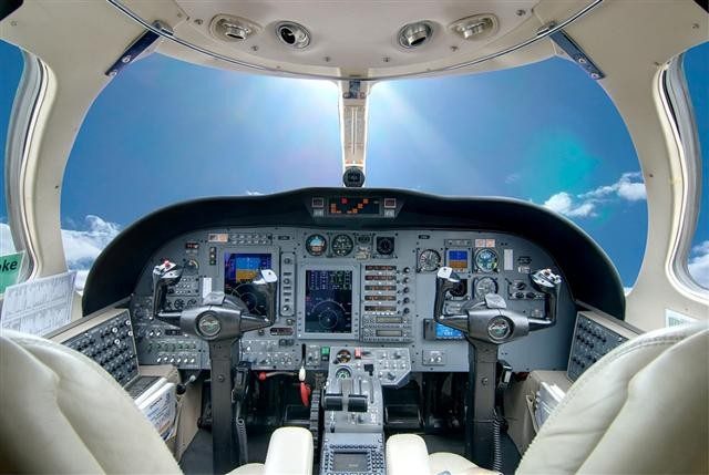 Citation CJ1 flight deck