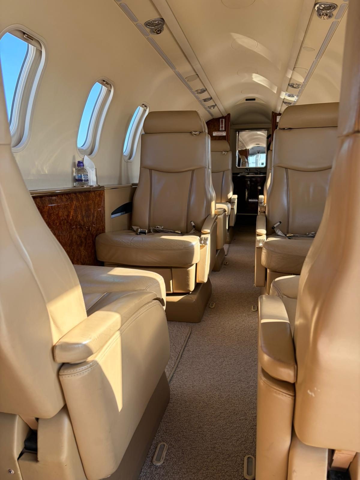Learjet 45 cabin