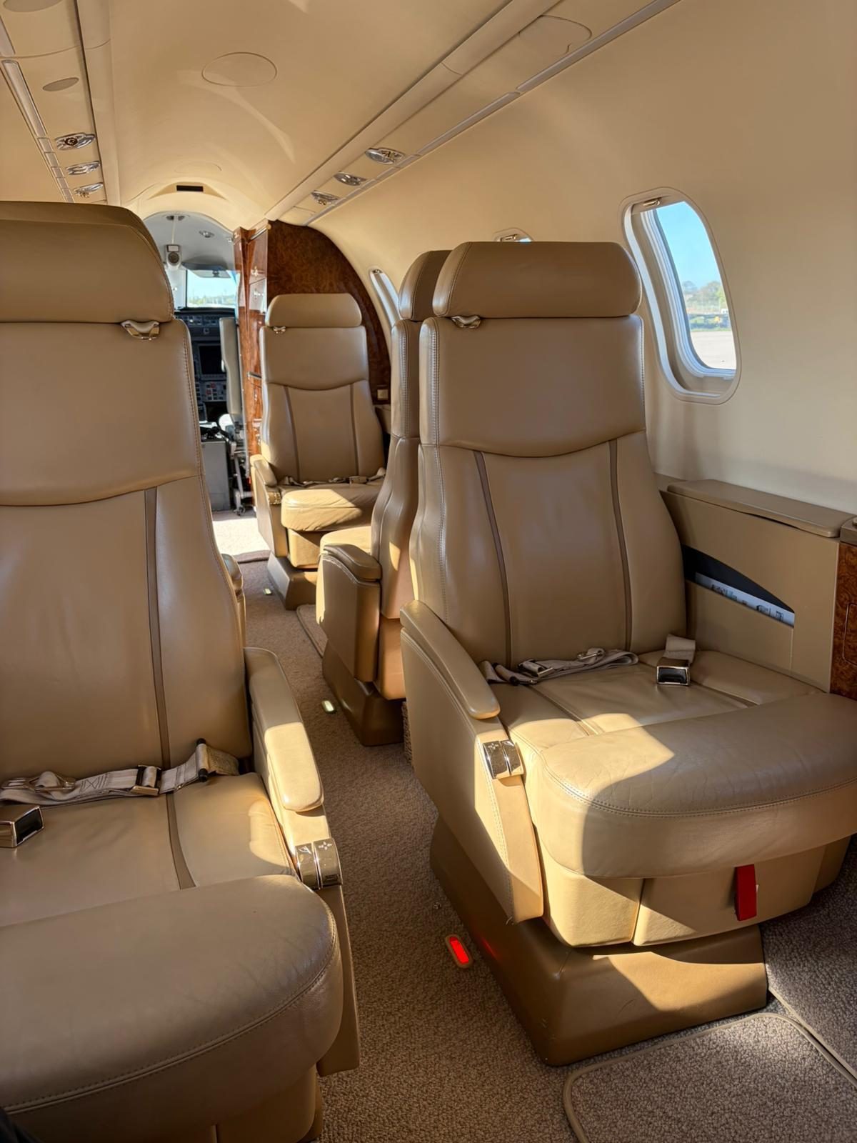Learjet 45 cabin