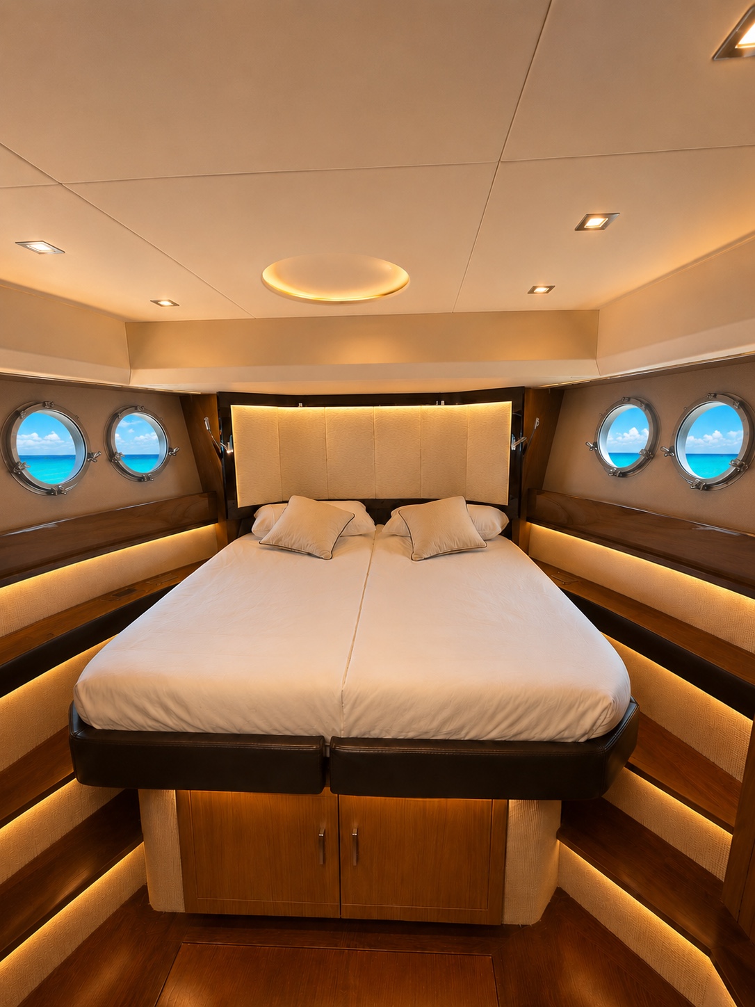 Sessa Marine 54 master cabin
